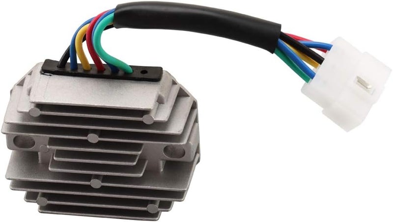 JSMANCAVE Voltage Regulator Rectifier Fits For Kubota Grasshopper Kokusan Denki Yanmar ZD18 ZD21 ZD25 718D 721D 1822D 721G RTV500 185530 RS5101 15351-64600 15351-64601 15351-64603 15531-64601 19267-64600 - Image 4